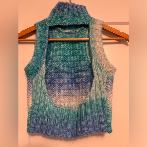 For Love and Lemons Rosa Crop Tank Sweater, size S - Picture 2 of 5